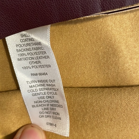 LIZ CLAIBORNE. leather dress - Picture 11 of 11